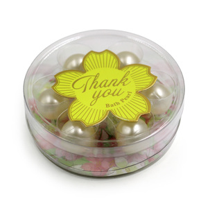 Boules de bain perlées à étiquette privée OEM, bombes de bain parfumées, hydratantes et apaisantes, emballées individuellement, cadeau d'anniversaire pour petite amie - Product Image 3