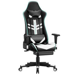 2025 vendita calda bianco e nero sedie da ufficio massaggio <span class=keywords><strong>sedia</strong></span> da gioco PC con poggiapiedi ergonomico lusso senza <span class=keywords><strong>recensioni</strong></span> ancora - Product Image 1