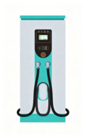 Chargeur rapide DC 180kW-360kW, station de recharge EV haute puissance à double connecteur, écran tactile, arrêt d'urgence, pour flotte et entrepôt de camions