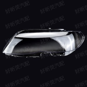 ฝาครอบไฟหน้าสำหรับ BMW X5 E53 ปี 2004 2006  แบบใส  ซ้ายขวา คู่ - Product Image 2