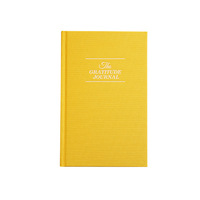 Carnet de gratitude personnalisé A5 avec couverture en tissu, journal de bien-être guidé, planificateur quotidien d'amour-propre, version anglaise