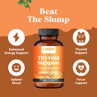 Capsules de soutien de la thyroïde OEM/ODM, vitamine B12, magnésium, zinc, complexe de soutien de la thyroïde à base de plantes, iode