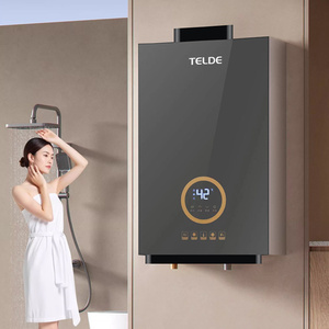 Calentador de Agua Instantáneo de Gas Natural <span class=keywords><strong>Telde</strong></span>, Montado en Pared, sin Tanque, 12L, Clase de Eficiencia Energética, Pantalla LED, Panel de Vidrio Templado - Product Image 3