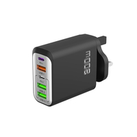 Cargador Rápido USB-C Dual de Alta Calidad para Reino Unido, UE y EE. UU., Cargador Súper Rápido para Teléfono Móvil, Adaptador de Carga Rápida de 25 W, Tipo C para Android