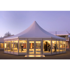 Lunettes multifaces Tente de lieu de <span class=keywords><strong>mariage</strong></span> Polygone extérieur Tparty Ent <span class=keywords><strong>Chapiteau</strong></span> en verre coupe-vent de haute qualité pour événements - Product Image 5