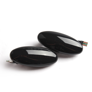 ไฟเลี้ยวข้างแบบไดนามิก LED 2 ชิ้น ADT เลนส์รมดำ สีเหลืองอำพัน ไฟเลี้ยวข้าง LED - Product Image 1