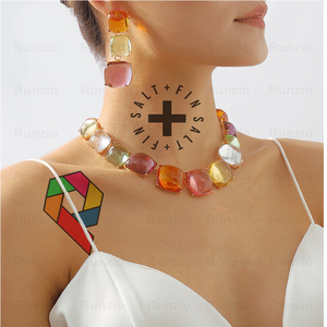 Autocollants de tatouage temporaire réalistes et colorés, imperméables, amovibles, taille personnalisée A4, en papier écologique - Product Image 3