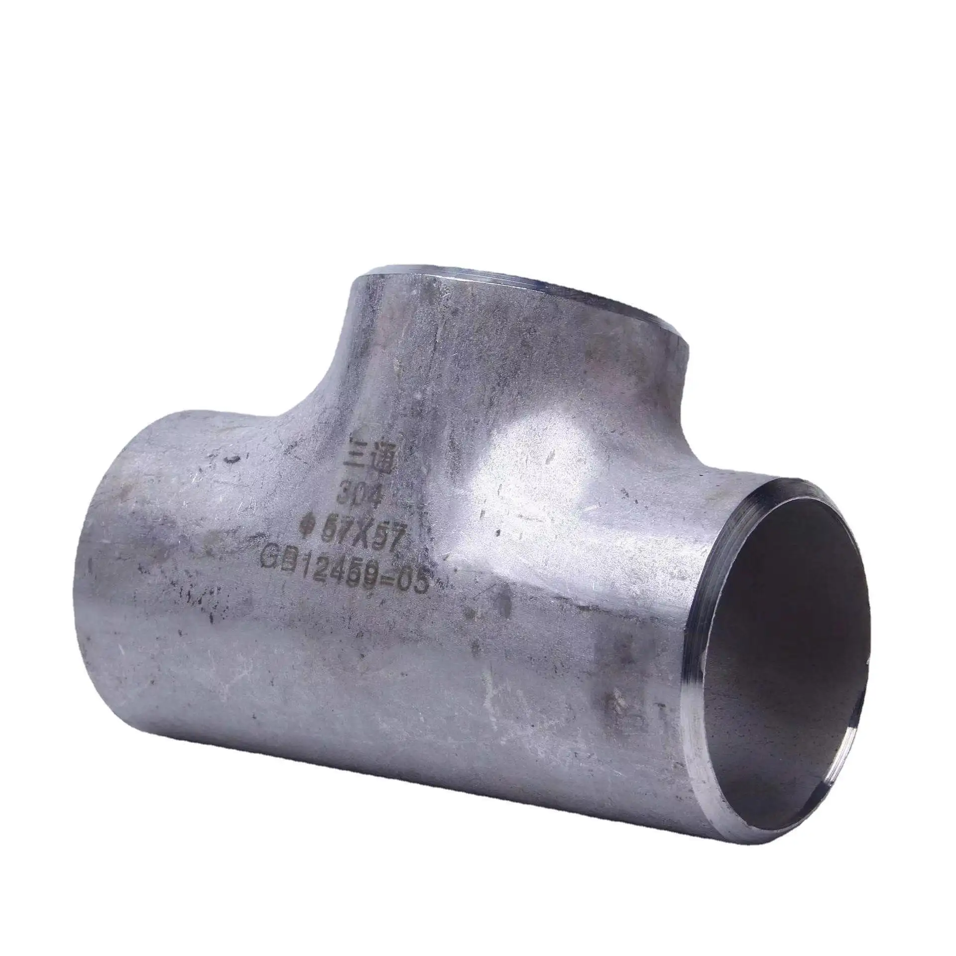 High Quality Carbon Steel ASME B16.9 Pipe Fitting Butt weld Straight Reducing Tee