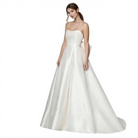 Tissu en satin de soie extensible 100 % polyester respirant, tricoté, pour doublure de robe de mariée, jouets, garçons, teint uni, vente en gros