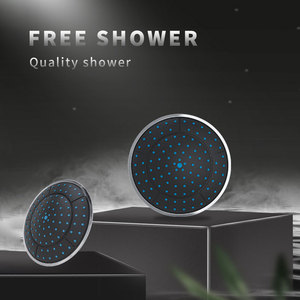 <span class=keywords><strong>Soffione</strong></span> <span class=keywords><strong>Doccia</strong></span> Rotondo Proway per <span class=keywords><strong>Cabina</strong></span> <span class=keywords><strong>Doccia</strong></span> da Bagno Hotel, Rotazione a 360 Gradi, Finitura Cromata o Nera - Product Image 2