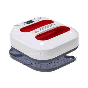 Promotion de stock vente en gros presse manuelle à chaud pour vêtement portable sublimation opération facile 9 "<span class=keywords><strong>transfert</strong></span> de chaleur nouveau - Product Image 5