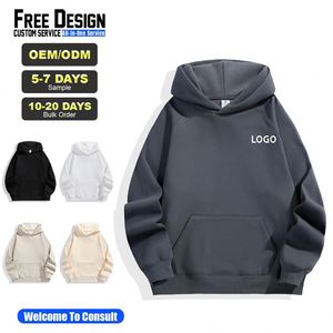 เสื้อฮู้ดดี้และเสื้อสเวตเชิ้ตผ้าฟลีซซิลเวอร์ฟ็อกซ์หนา 600GSM พิมพ์ลายตามสั่ง สไตล์สตรีทแวร์ โอเวอร์ไซส์ ยูนิเซ็กส์ ฮิปฮอป - Product Image 1