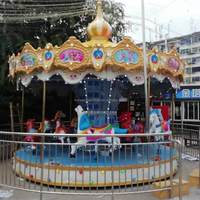 Promotion : Manège intérieur pour enfants et adultes, carrousel de parc d'attractions, balançoire à chevaux pour enfants en extérieur