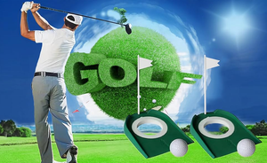 Coppa da Putting Portatile con Bandiera, Ausilio per l'Allenamento del Golf, Adatta per Putting Indoor e Outdoor, Giochi per Bambini - Product Image 5