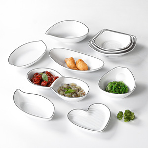 Xiangyuan <b>melamine</b> <b>plates</b>, commercial snack <b>plates</b>, cold dish <b>plates</b>, imitation porcelain <b>plates</b>, creative small <b>plates</b>, - Product Image 1