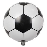 Ballons de football, de basket-ball et de volley-ball ronds en aluminium de 18 pouces en gros pour la décoration de fête