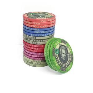 Fichas de Póker President de 10 Gramos al por Mayor con Valor en Dólares Personalizable, Perfectas para Crear Juegos de Mesa de Casino - Product Image 3