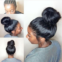 Perruque Lace Frontale 360 en Cheveux Humains Vierges 100%, Densité 180%, Transparente, Petite et Longue, Fournisseur