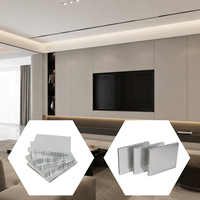 Panneau en nid d'abeille en aluminium insonorisant |   Mur de hall d'entrée et façade extérieure de centre commercial |   Revêtement intérieur-extérieur |   Échantillon gratuit disponible