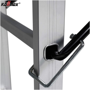 Escalera <span class=keywords><strong>de</strong></span> Andamio Industrial con Ruedas, Plataforma <span class=keywords><strong>de</strong></span> Trabajo <span class=keywords><strong>de</strong></span> Aluminio con Capacidad <span class=keywords><strong>de</strong></span> Carga <span class=keywords><strong>de</strong></span> 150 kg para Uso en Construcción y Taller - Product Image 3