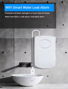 Alarme de niveau d'eau Tuya Graffiti en ABS durable, détecteur de fuite d'eau domestique à piles, détecteur d'immersion dans l'eau - Product Image 6