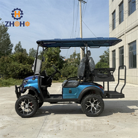 Nouvelle voiturette de golf 4x4 à essence de Chine avec 4 sièges, confort premium, certifiée CE, vitesse de 30-50 km/h et autonomie de 90 km