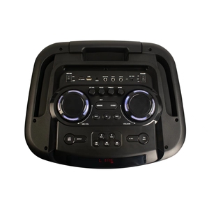 Enceinte Boombox RMS 100W avec basses puissantes, système DJ avec caisson de basses puissant, enceinte sur chariot avec éclairage RVB - Product Image 4