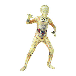 Disfraz de Robot <span class=keywords><strong>C</strong></span>-<span class=keywords><strong>3PO</strong></span> de Golden Star Wholesale, Disfraz de Cosplay de Halloween Unisex para Niños, Poliéster, de TV y Cine - Product Image 4