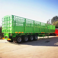 Semi Trailer Kargo 4 As Roda Baja, Kapasitas Angkut 60 Ton, Kampas Rem 13 Ton, Suspensi Angin, Panel Lepas Pasang, Cocok untuk Jalan Kasar DRC