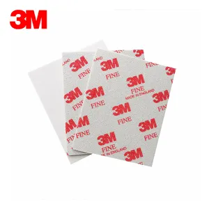 3M 06892 (02604) Nat Of Droog 4.5 In X 5.5 In Softback Rood Fijn 320/400 Schuursponzen