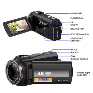 4K Digital <b>Camera</b> WiFi 48MP 3" 180. Flip Screen <b>Night</b> <b>Vision</b> Vlogging Cameras for Photography and YouTube 4K Digital <b>Camera</b> WiFi - Product Image 5
