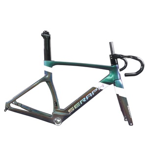 Chameleon <b>Paint</b> Full Hidden Cable T47 Thread Disc Road Bike <b>Frame</b> TT-X38 Available 47/49/52/54/56/58cm Size - Product Image 1