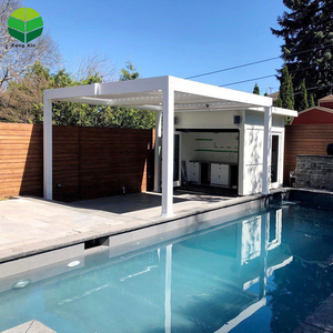 De calidad superior se arcos parrales pergolas para distribuidores de venta de aluminio ajustable pérgola Gazebo ópticas - Product Image 5