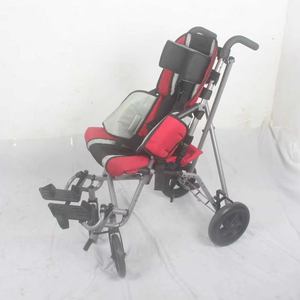 Sedia a rotelle manuale per bambini pieghevole per bambini Scooter per la mobilità pediatrica per disabili handicappati Baby <span class=keywords><strong>Trotter</strong></span> per passeggiare - Product Image 4