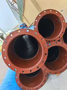 Nehir limanı madencilik tarama için büyük çaplı kauçuk hortum aşınmaya dayanıklı kum emme ve deşarj borusu - Product Image 3