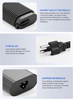 PABRIK Penjualan Terlaris Charger Laptop 65W Type-C PD 3.0 dengan Kabel Retractable untuk Laptop ASUS