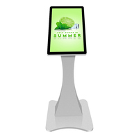 Siap Kirim Layar Sentuh Digital Signage LCD TFT Indoor 21,5 Inci 10 Titik PCAP Kiosk Monitor Layar Sentuh Lanskap