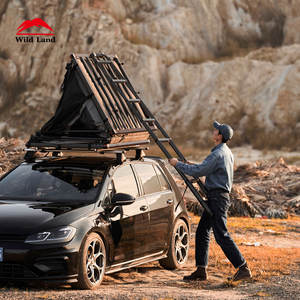 Carpa de <span class=keywords><strong>techo</strong></span> <span class=keywords><strong>plegable</strong></span> Wild Land Entry Level para sedanes y SUVs, ideal para camping individual y viajes por tierra, fabricante OEM. - Product Image 4