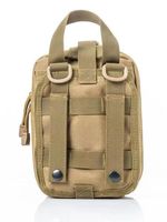 Trousse de premiers secours tactique MOLLE, sac médical portable pour le camping en plein air, la randonnée, la survie en cas d'urgence