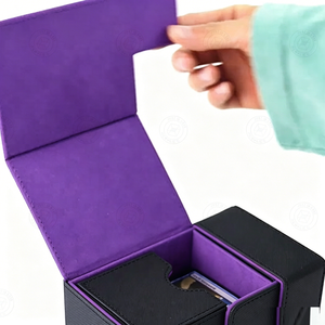 Hot Selling Portable PU Leather Card Case 160+ Cards for Commander Deck - Product Image 4