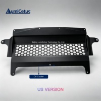 Plaque de protection en aluminium pour refroidisseur d'huile moteur, résistante aux chocs et à la corrosion, pour F80 M3 F82 F83 M4 S55 2013-2016