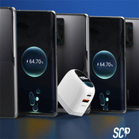 Ldnio Offres Spéciales A2522c PD & QC 3.0 chargeur rapide 30w avec affichage LED souper chargeur rapide chargeur mural pour téléphone