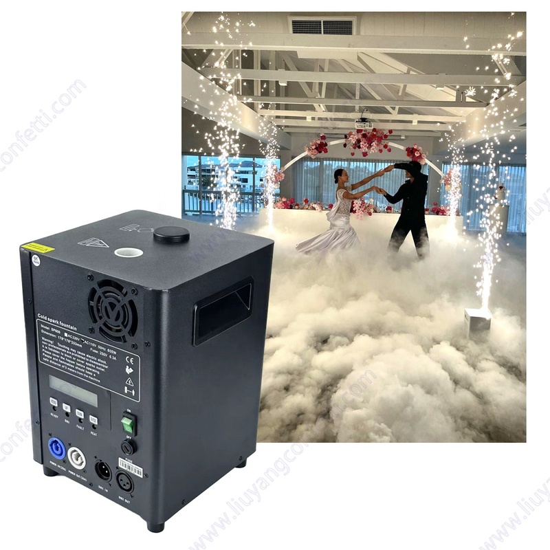 Titanium Powder Wireless Fireworks Fountain Sparkler