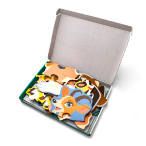 Meilleure vente papier trafic Animal magnétique enfants dessin animé niveau Cognition bambin Puzzles - Product Image 6