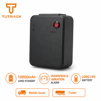 Alarm Getaran Kecepatan Tinggi 10000mAh Daya Tahan Lama Baterai 10000mAh Pelacak GPS Magnetik Nirkabel untuk Trailer Aset Bergerak