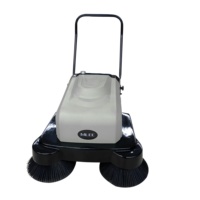 MLEE1000 balayeuse de route 1000 mm largeur 35L pulvérisateur d'eau batterie balayeuse de sol rechargeable