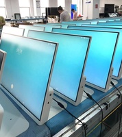 Écran tactile capacitif LCD de 21,5/23,8/27 pouces en forme de L pour tablette Android, affichage numérique, menu électronique, pour les magasins de thé au lait