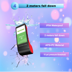 Aixw Android 11.0 POS thiết bị đầu cuối 4 gam cầm tay <span class=keywords><strong>PDA</strong></span> Máy in hóa đơn máy ảnh 5M Wifi/GPS/BT/4 gam Mạng đầy đủ kết nối giao diện USB - Product Image 6