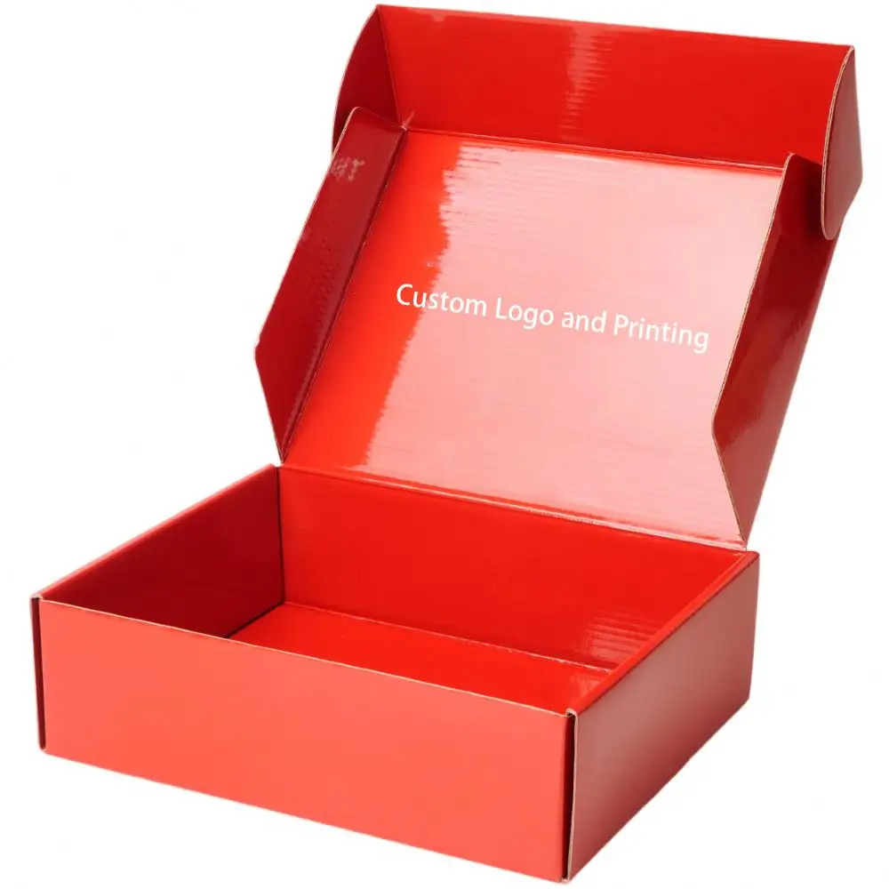 Hot Selling Custom Colors Print And Logo 3 Ply Package Box With Corrugate Printing Paper Gift Clothes Box