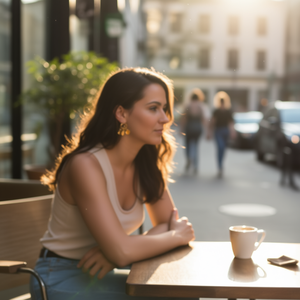 Orecchini a Cerchio Angelina con Tre Dischi Rotondi Placcati Oro e Argento, Design Minimalista per Uso Quotidiano 46603 - Product Image 5